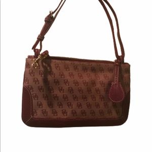 **sale** Dooney and Bourke burgundy/red signature purse